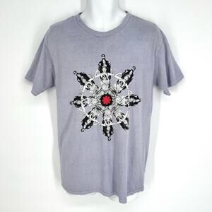Red Hot Chili Peppers Unlimited Love US Tour 2022 T-Shirt Size S Lavender Black